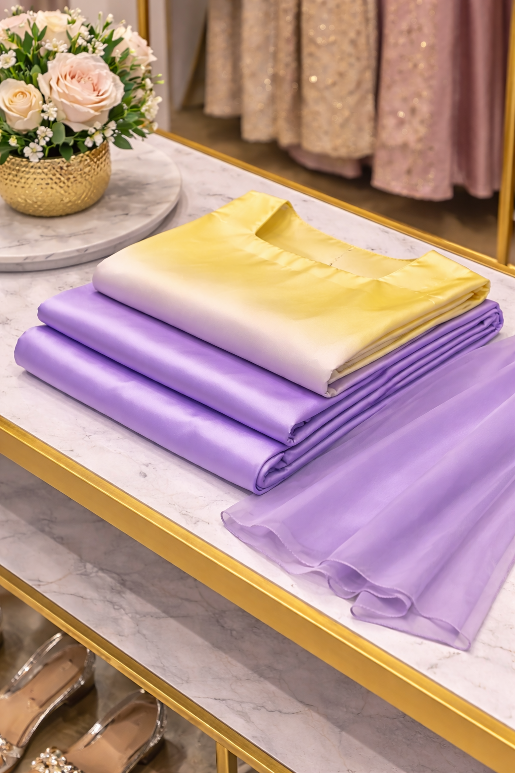 3 Piece Silk | Princess Collection - Rania