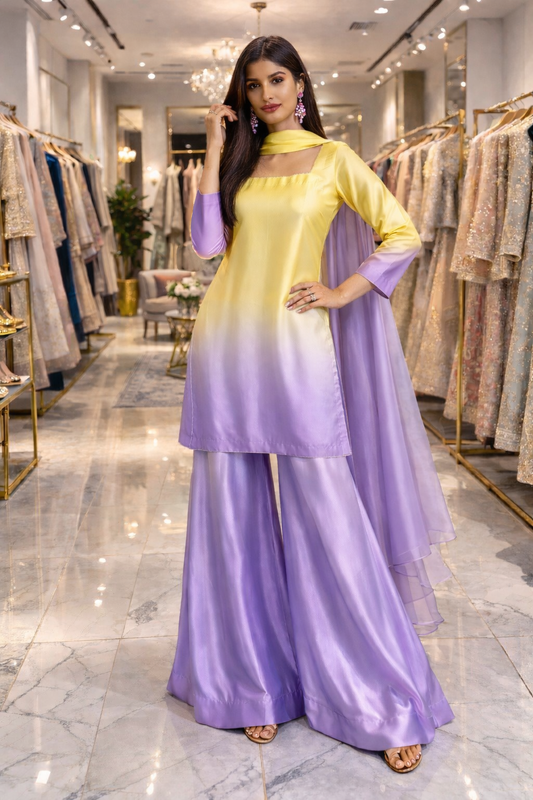 3 Piece Silk | Princess Collection - Rania