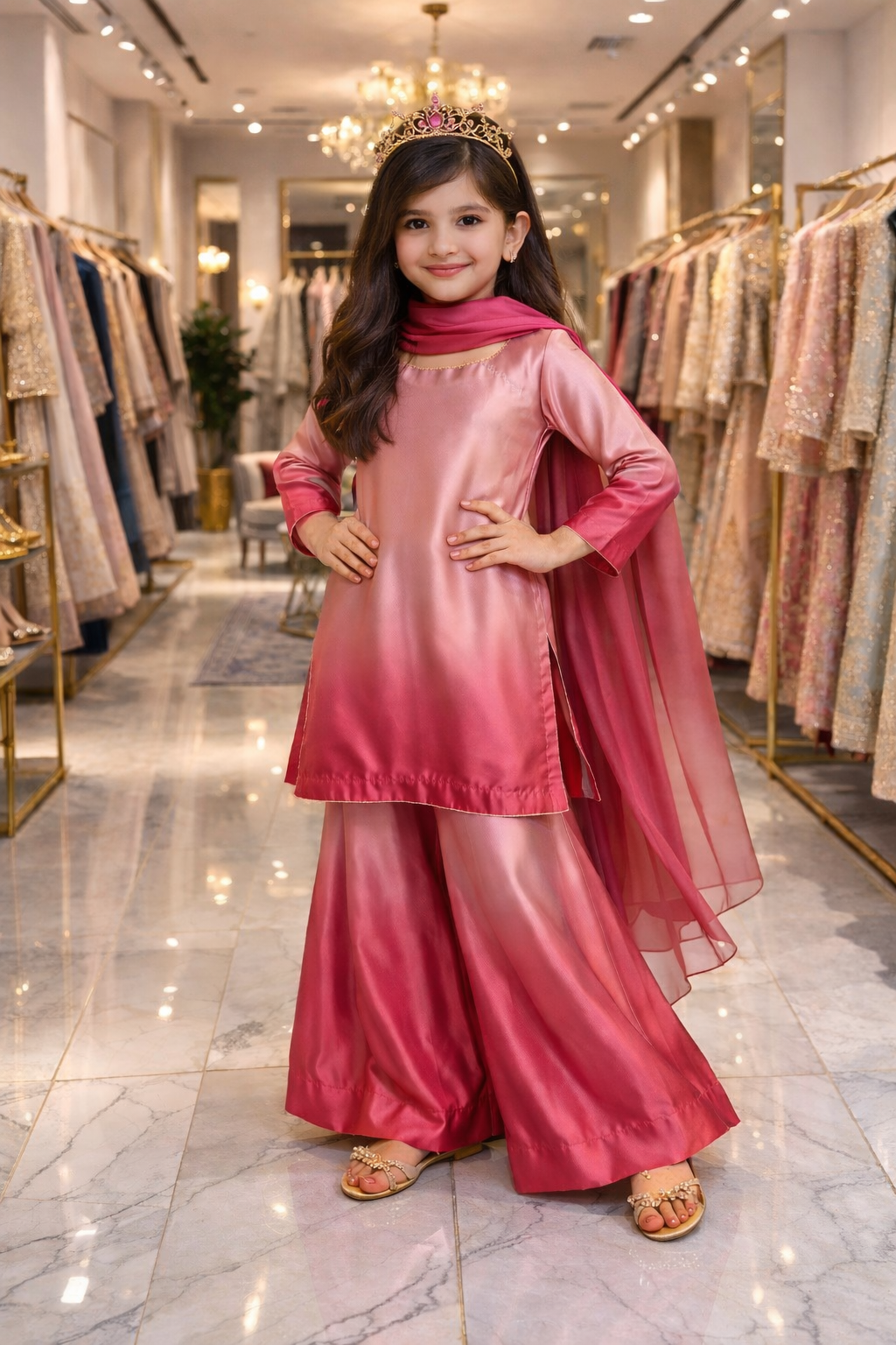 3 Piece Silk | Princess Collection - Rosemina