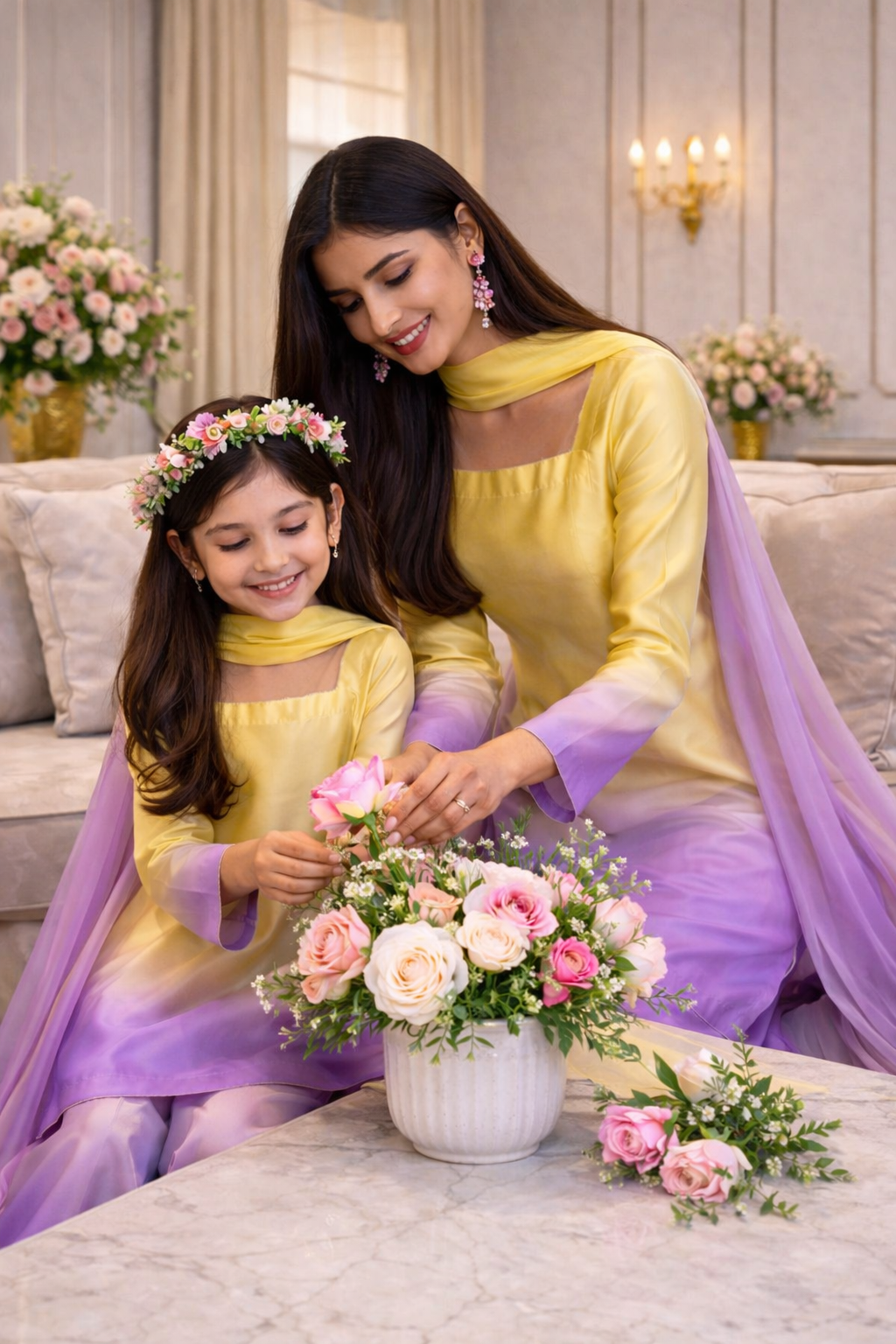 3 Piece Silk | Princess Collection - Rania