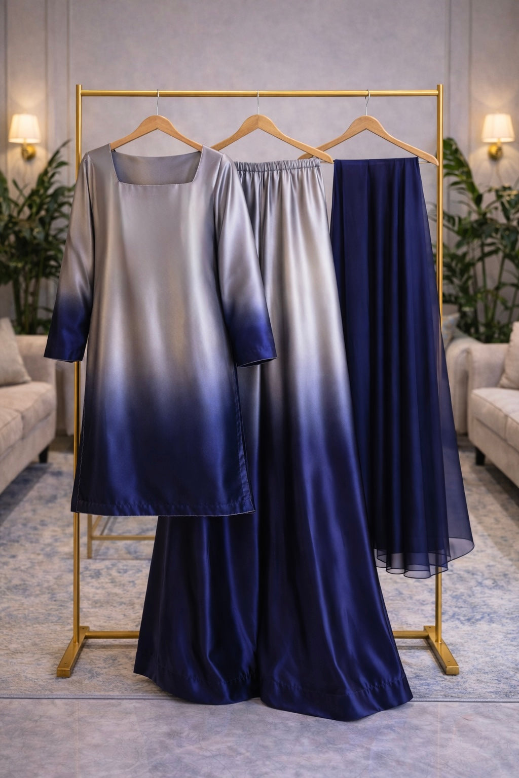 3 Piece Silk | Princess Collection - Layla