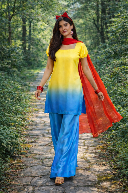 3 Piece Silk | Princess Collection - Sania