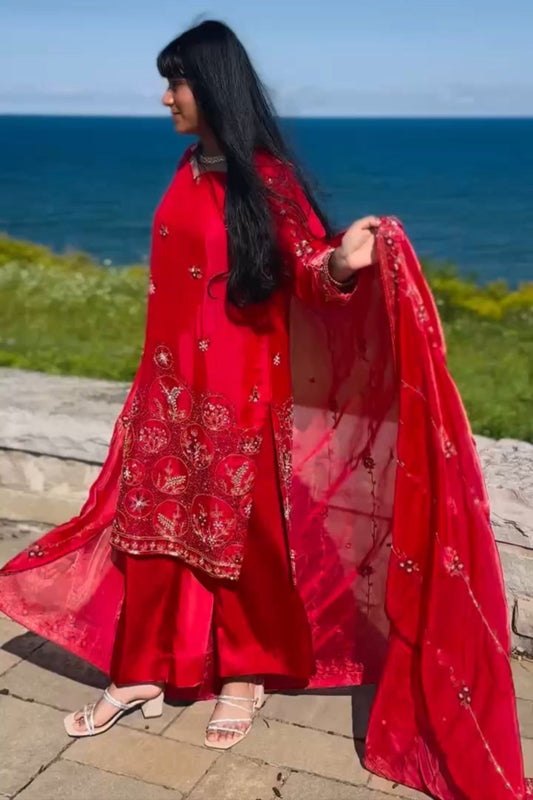 3 Piece Raw Silk | LM Prem